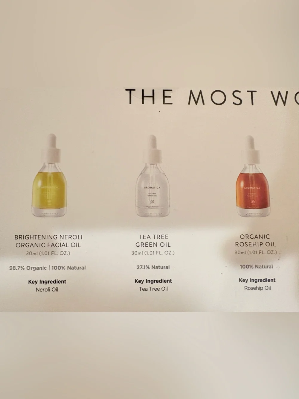 Aromatics The Most Wonders Facial Oil Set - Pink & Assorted